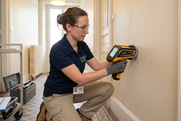 Diagnostic plomb CREP - analyse peinture au plomb