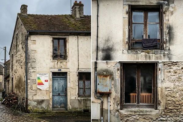 Bâtiment mal isolé classé DPE F