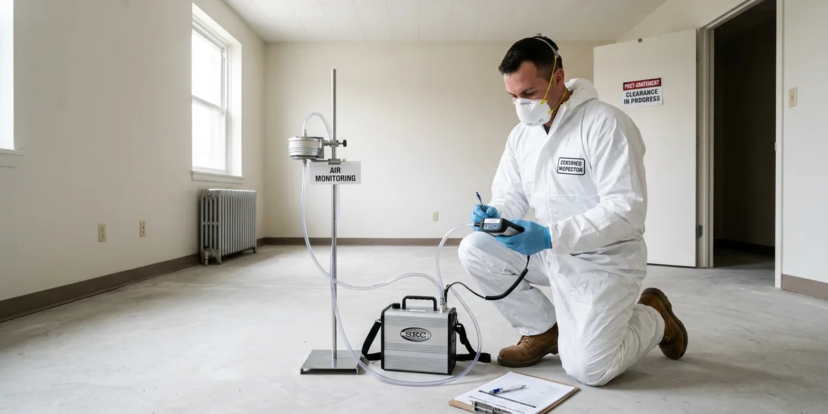 Contrôle amiante après travaux de retrait