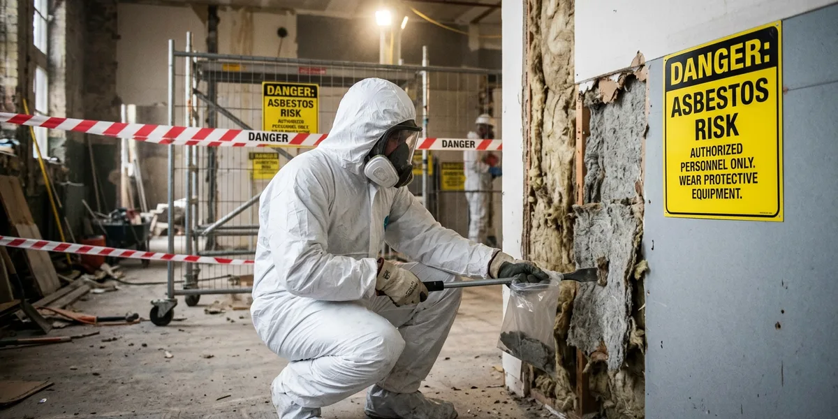 Diagnostic amiante avant travaux sur chantier