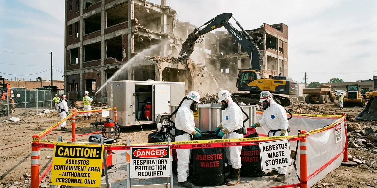 Diagnostic amiante avant démolition de bâtiment