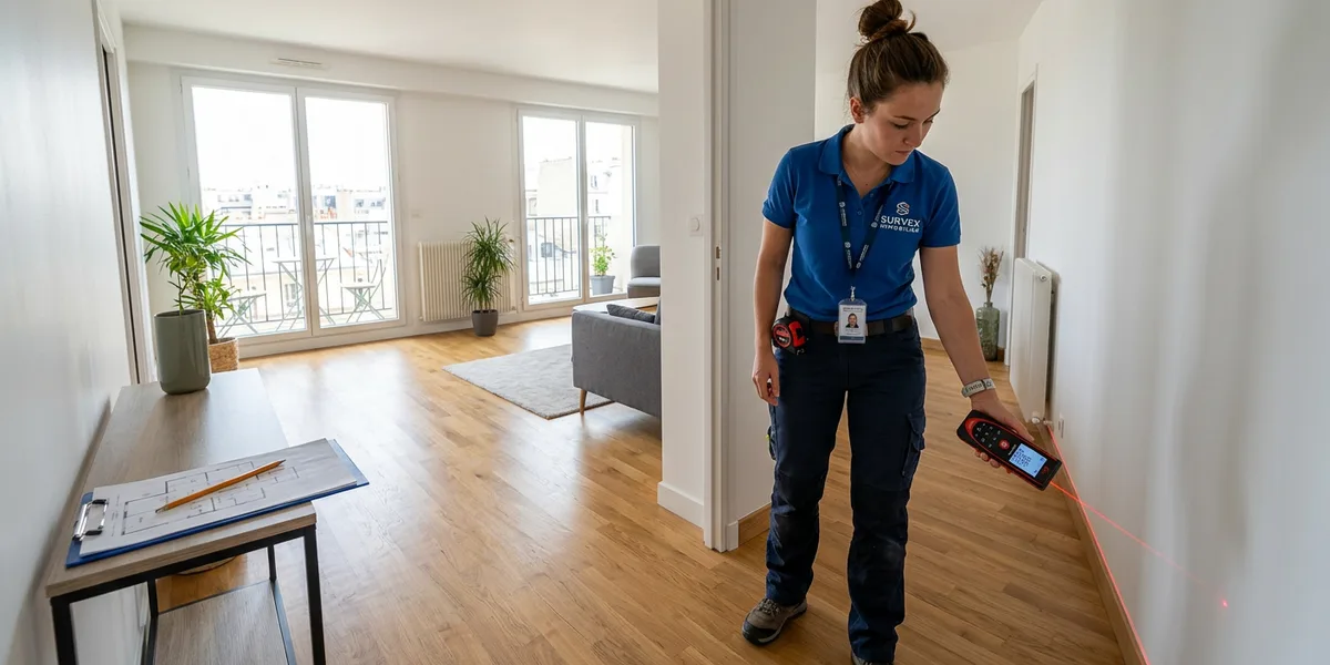 expertise loi carrez calcul de superficie en copropriété horizontale ou verticale